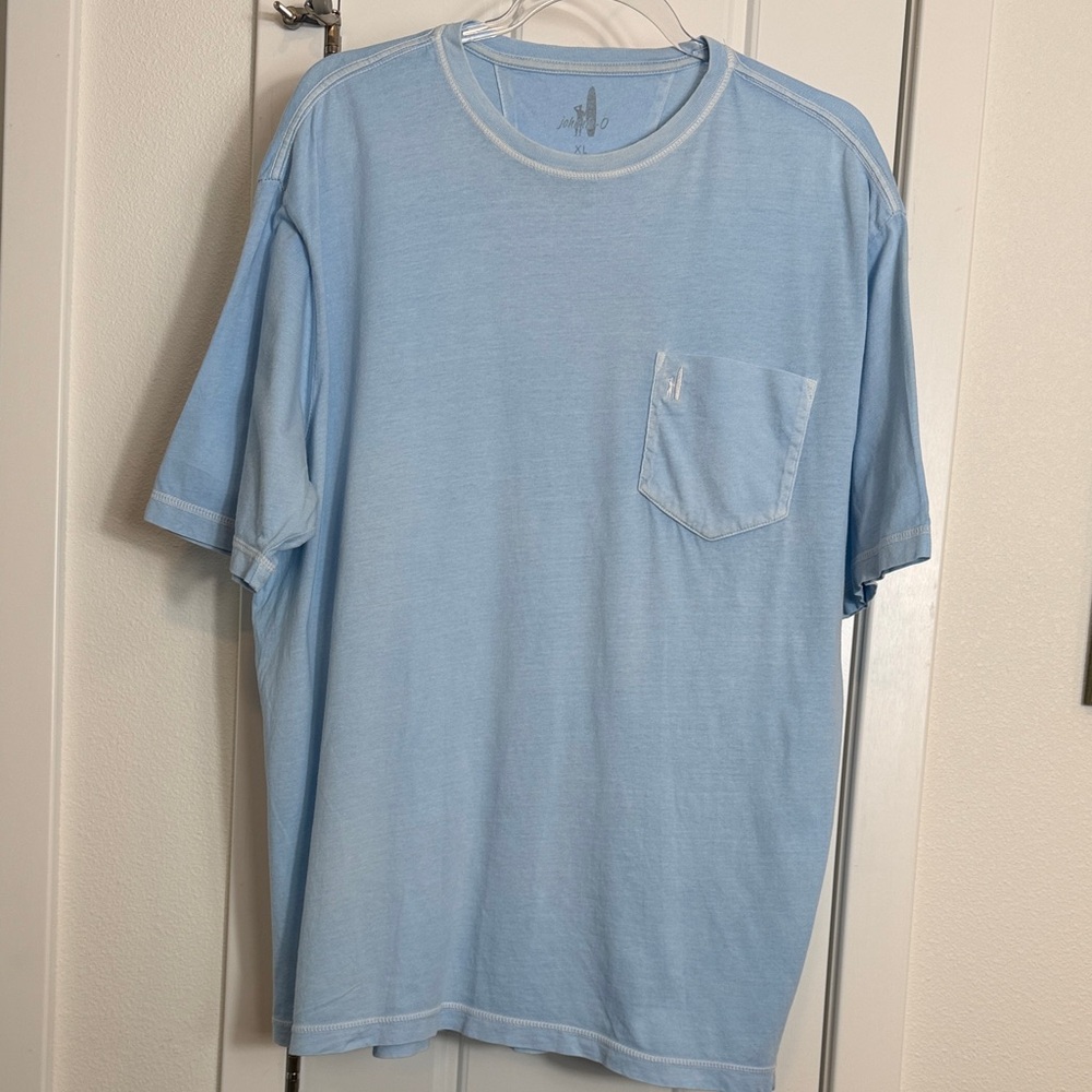 Johnnie-O Light Blue Men's T-Shirt XL